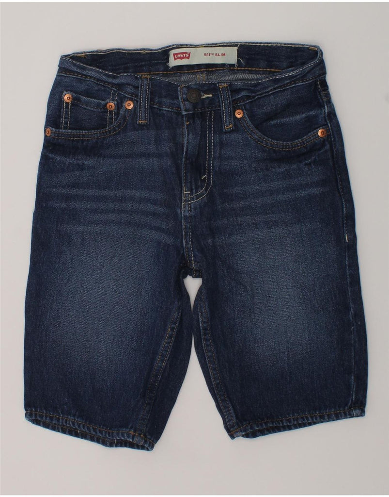 LEVI'S Boys 511 Denim Shorts 9-10 Years W25 Blue Cotton | Vintage Levi's | Thrift | Second-Hand Levi's | Used Clothing | Messina Hembry 