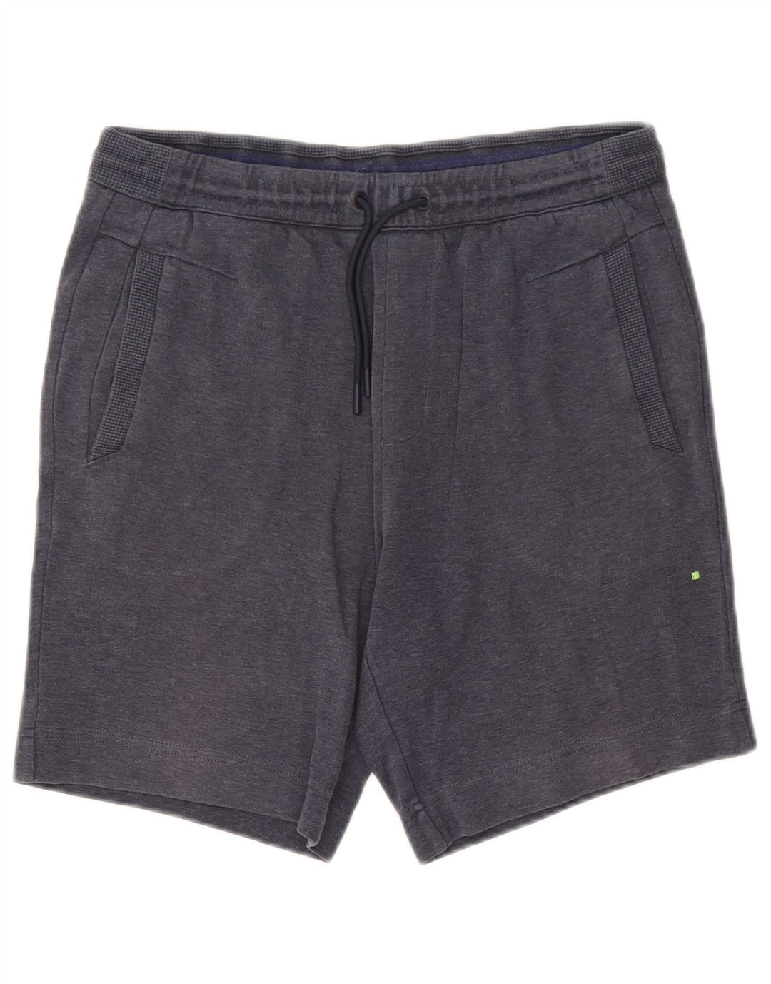Hugo Boss Mens Graphic Sport Shorts Small  Navy Blue