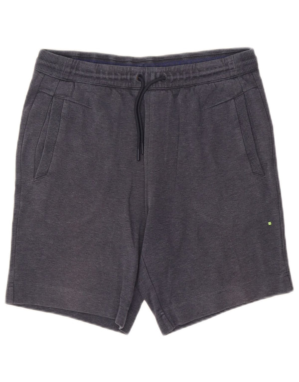 Hugo Boss Mens Graphic Sport Shorts Small  Navy Blue