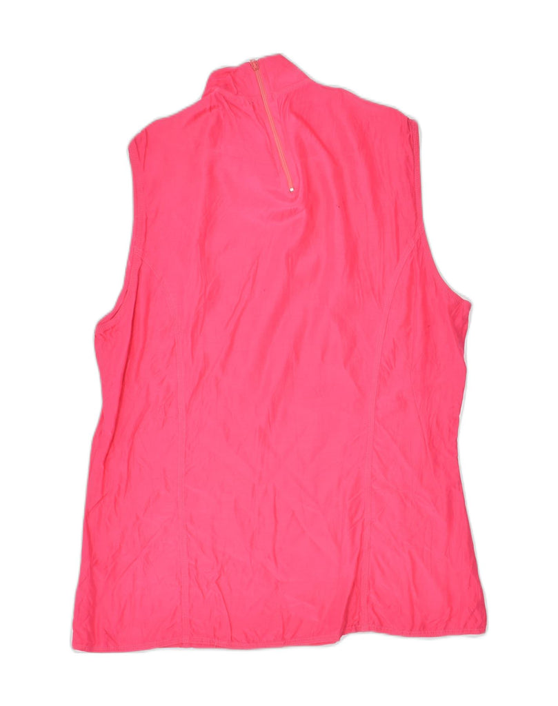 STEFANEL Womens Vest Top UK 12 Medium Pink Viscose | Vintage | Thrift | Second-Hand | Used Clothing | Messina Hembry 