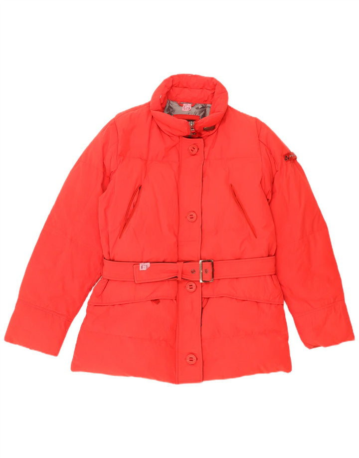 PEUTEREY Womens Padded Jacket IT 46 Large Red
