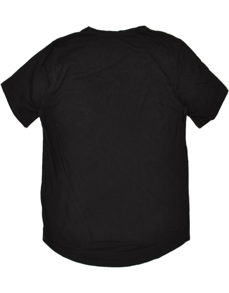 JACK & JONES Mens T-Shirt Top Large Black Cotton | Vintage Jack & Jones | Thrift | Second-Hand Jack & Jones | Used Clothing | Messina Hembry 
