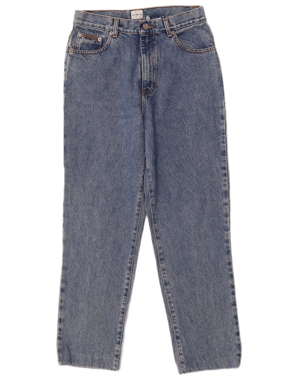 CALVIN KLEIN Womens Tapered Jeans US 10 Large W28 L28 Blue Cotton