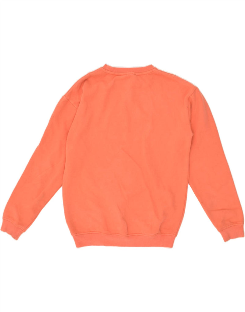 ELLESSE Womens Graphic Sweatshirt Jumper UK 8 Small Orange Vintage Ellesse and Second-Hand Ellesse from Messina Hembry 