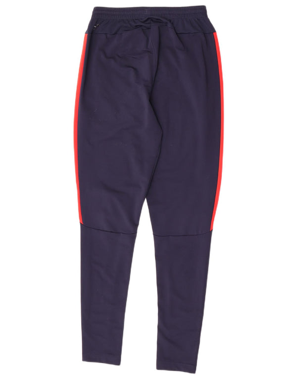 Puma Mens Arsenal Graphic Tracksuit Trousers Small Navy Blue Colourblock