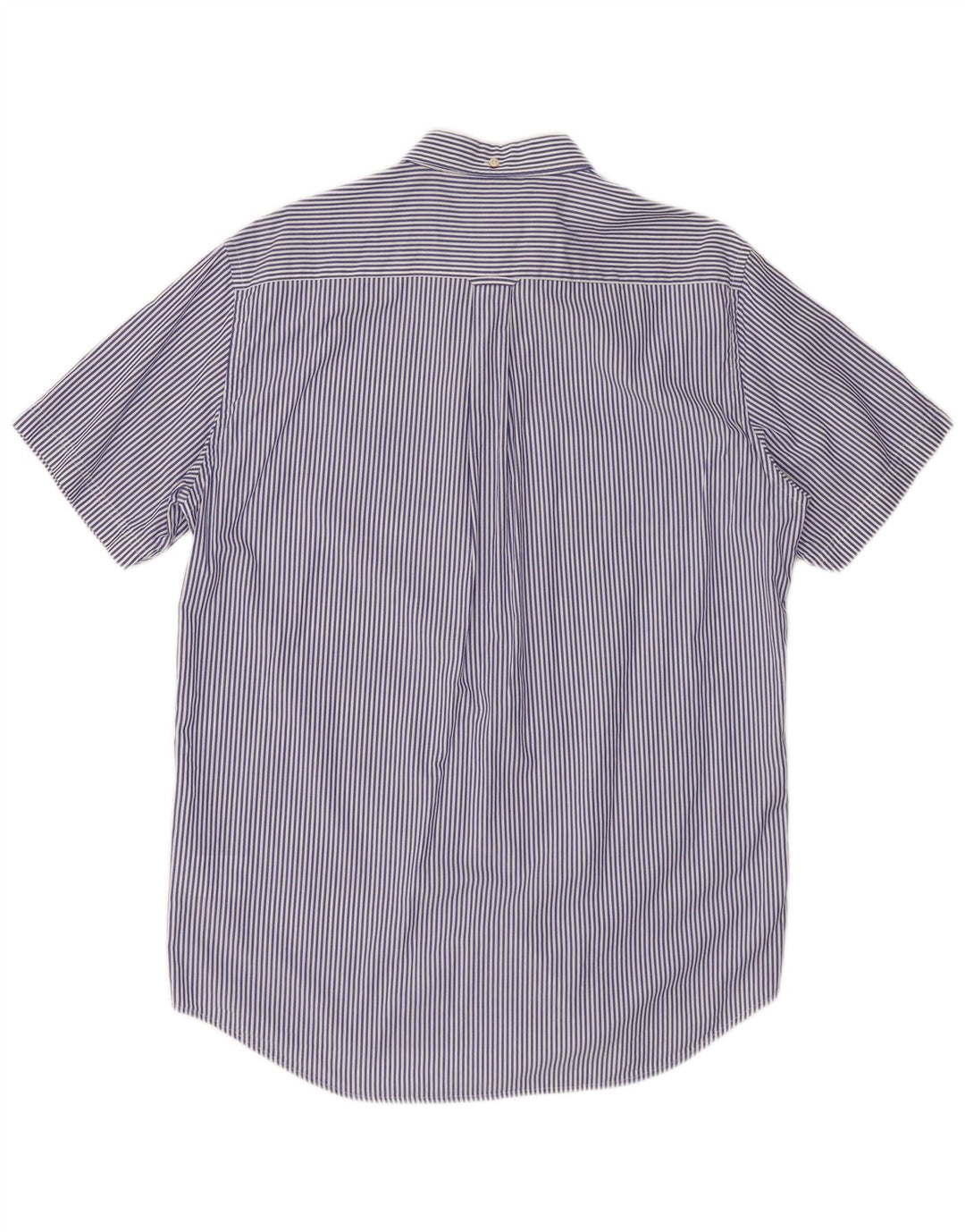 GANT Mens Regular Fit Shirt Size 41/42 16 1/2 Large Navy Blue Pinstripe