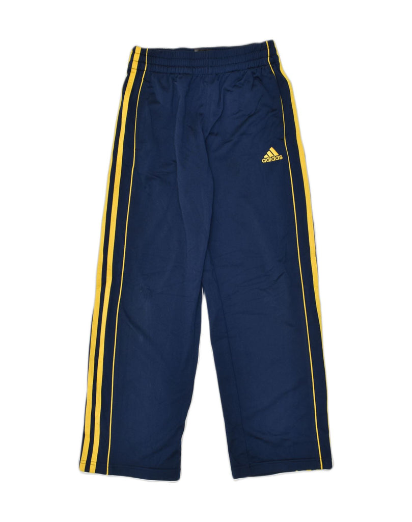 ADIDAS Boys Tracksuit Trousers 10-11 Years Medium  Navy Blue Polyester | Vintage Adidas | Thrift | Second-Hand Adidas | Used Clothing | Messina Hembry 