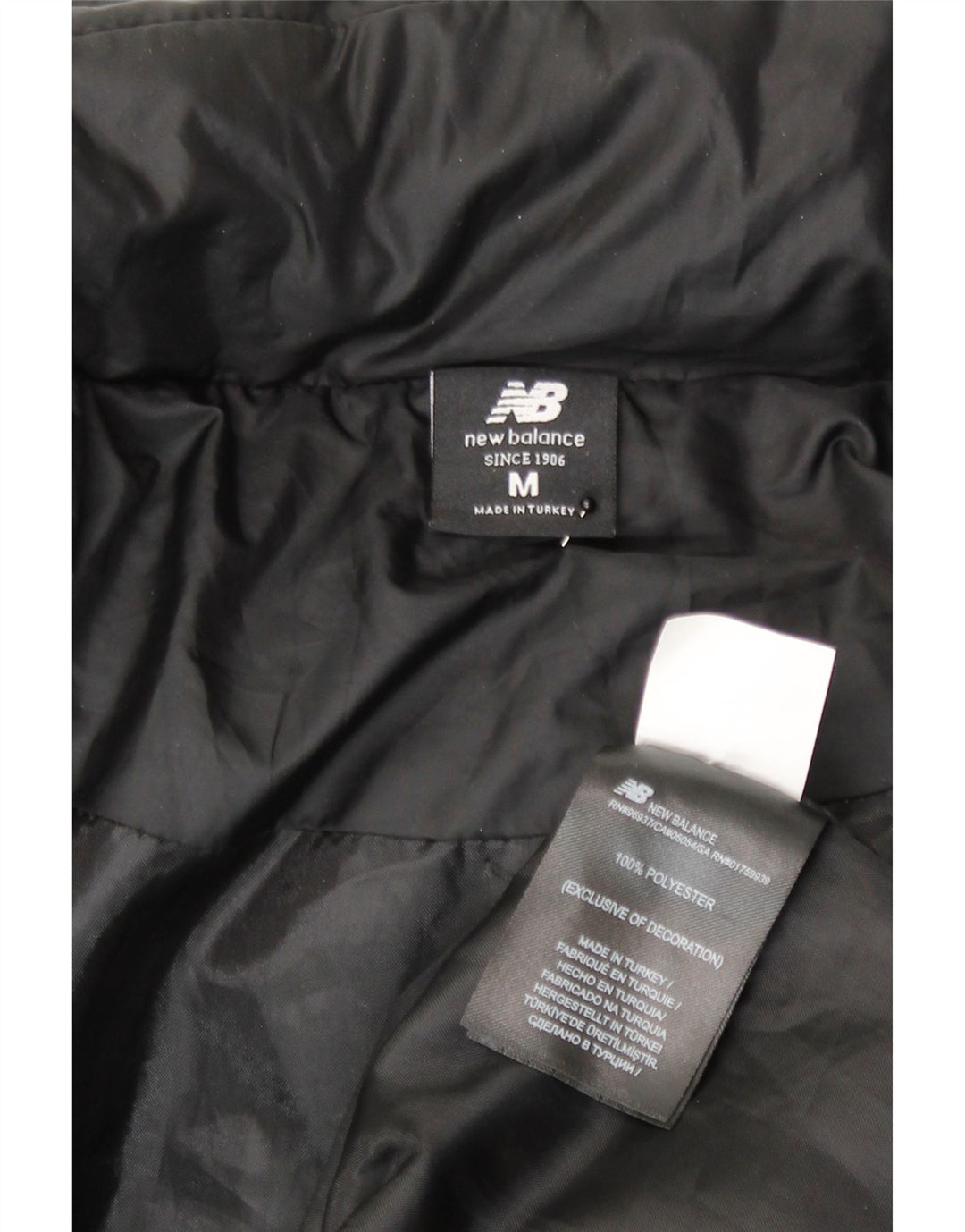 New Balance Womens Hooded Oversized Padded Coat UK 14 Medium Black