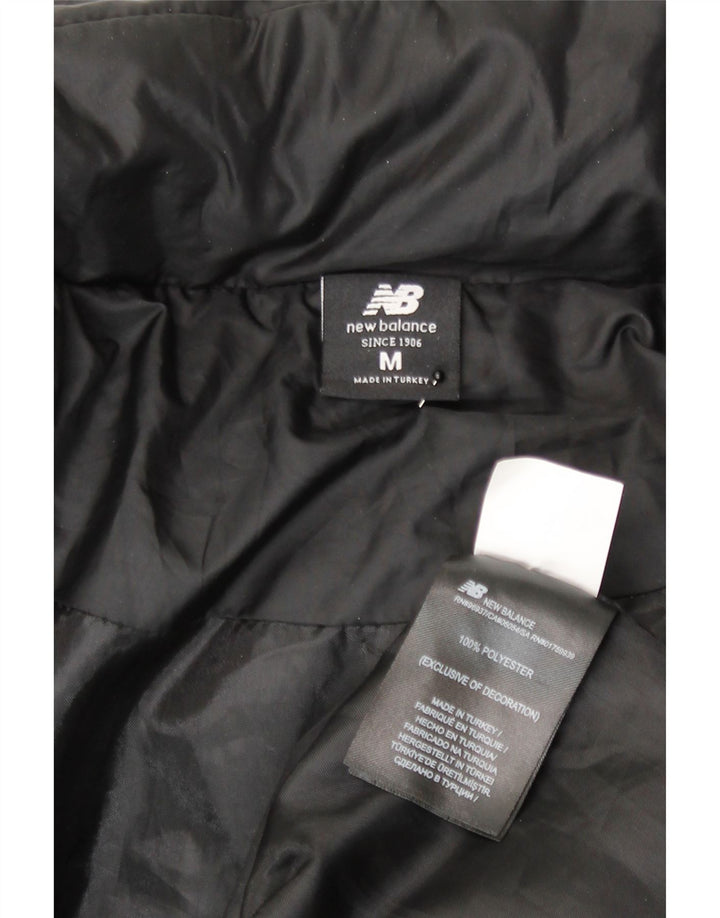 New Balance Womens Hooded Oversized Padded Coat UK 14 Medium Black