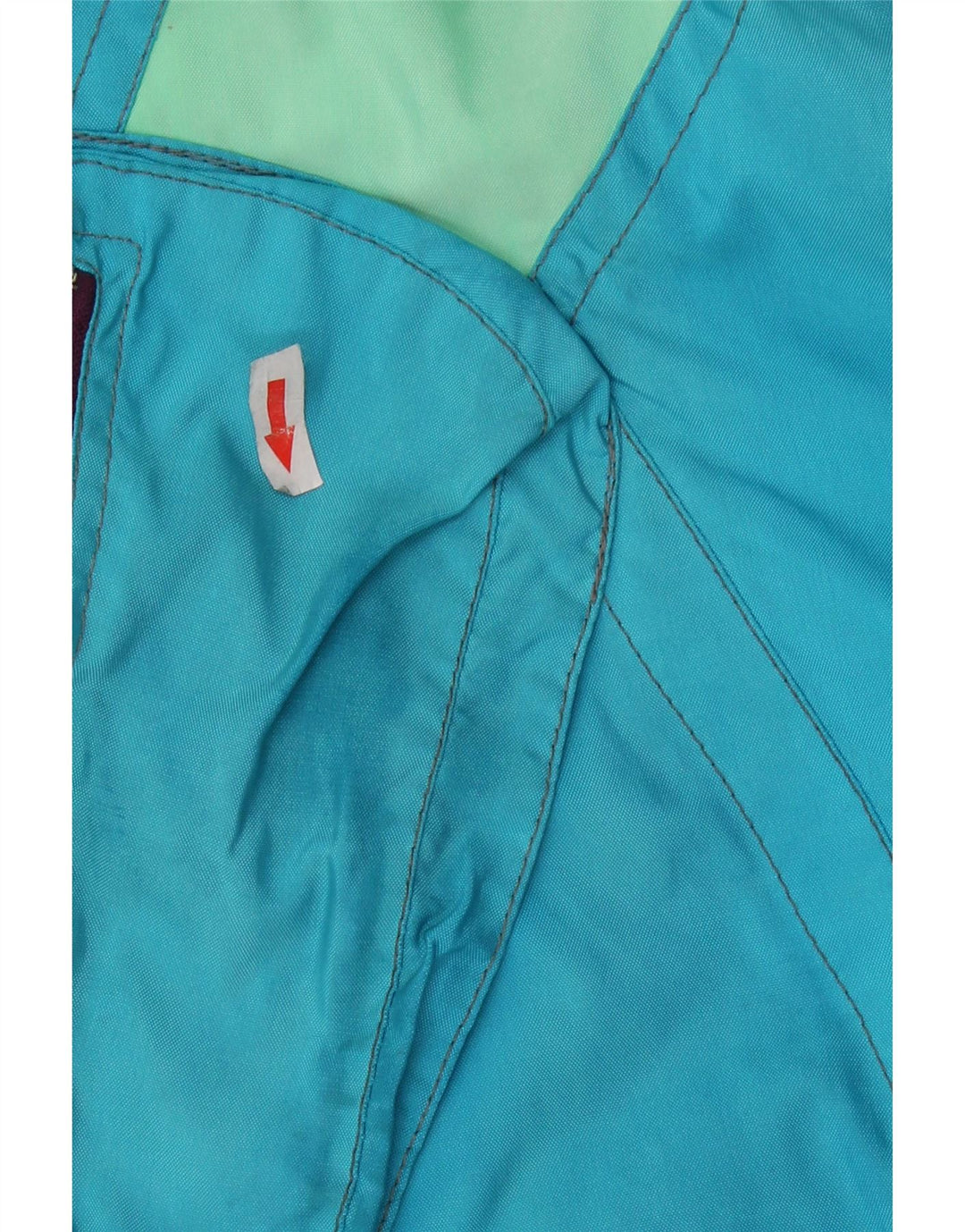 COLMAR Mens Loose Fit Hooded Ski Jacket IT 44 XS Blue Colourblock