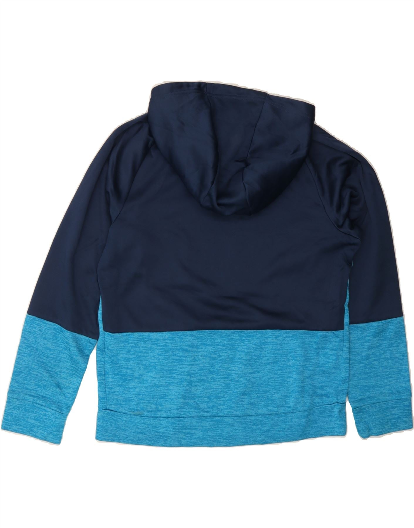 RUSSELL ATHLETIC Boys Dri-Power Hoodie Jumper 14-15 Years XL Navy