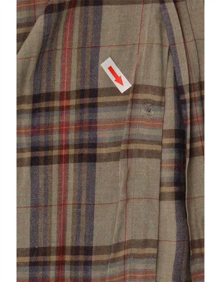 Stefanel Mens Shirt Medium Multicoloured Check