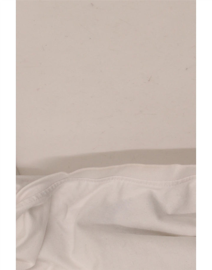 CREW CLOTHING Mens T-Shirt Top Large White Cotton