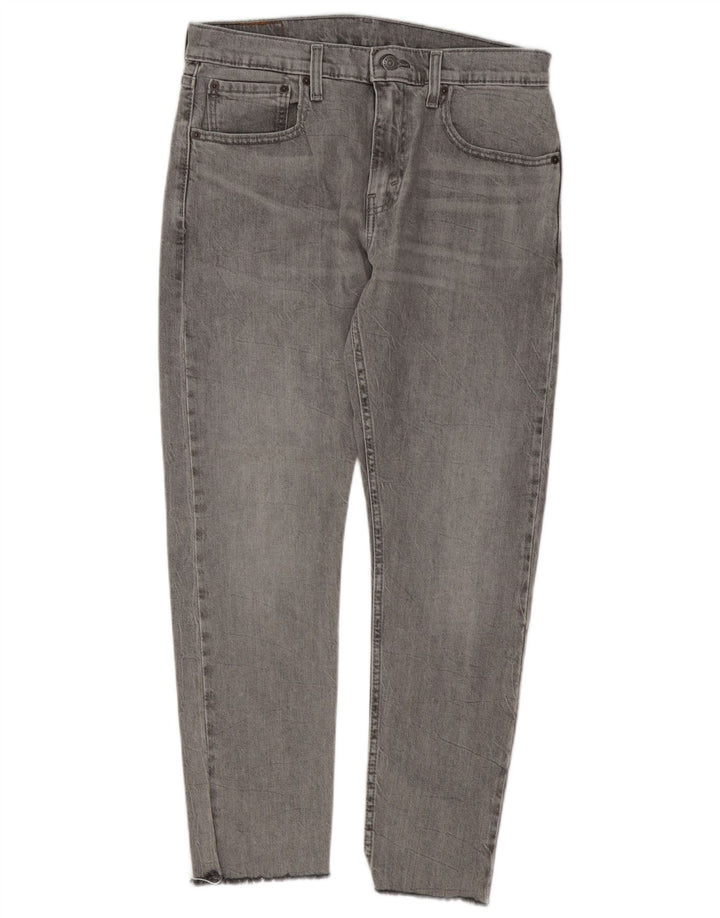 Levi's Mens 512 Slim Tapered Jeans W32 L28 Grey Cotton