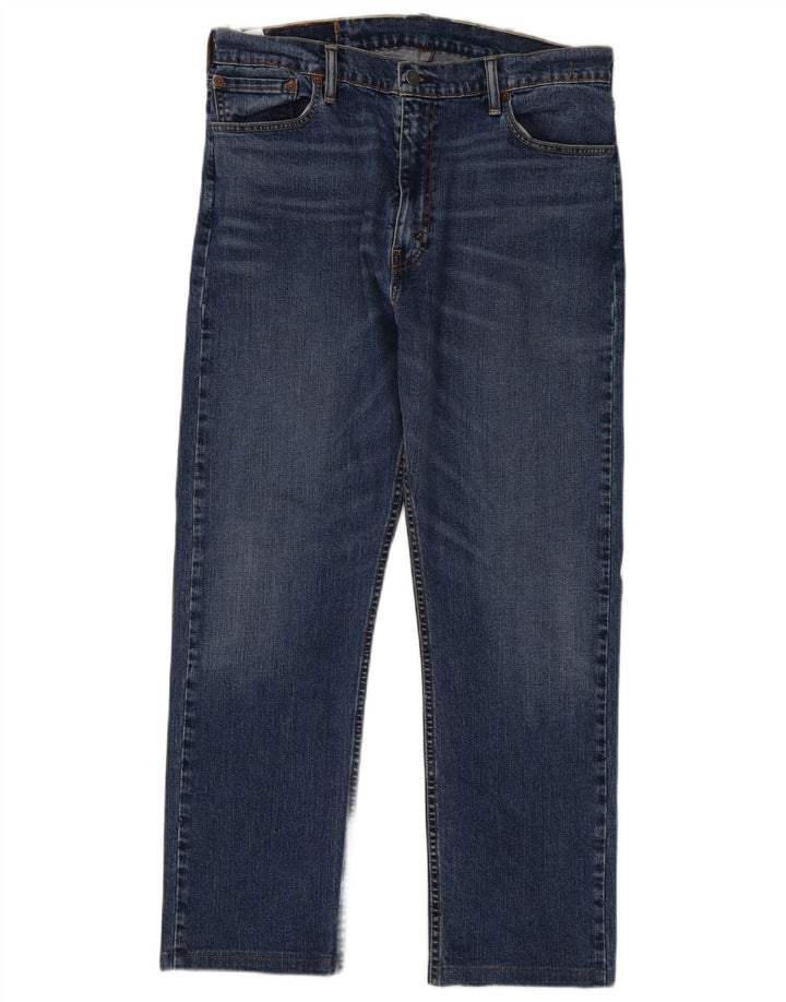 Levi's Mens 518 Straight Jeans W38 L29 Blue Cotton