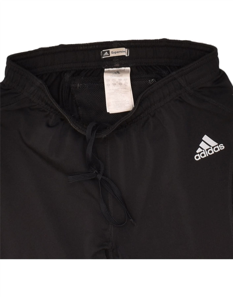 ADIDAS Mens Sport Shorts Medium Black Polyester | Vintage Adidas | Thrift | Second-Hand Adidas | Used Clothing | Messina Hembry 