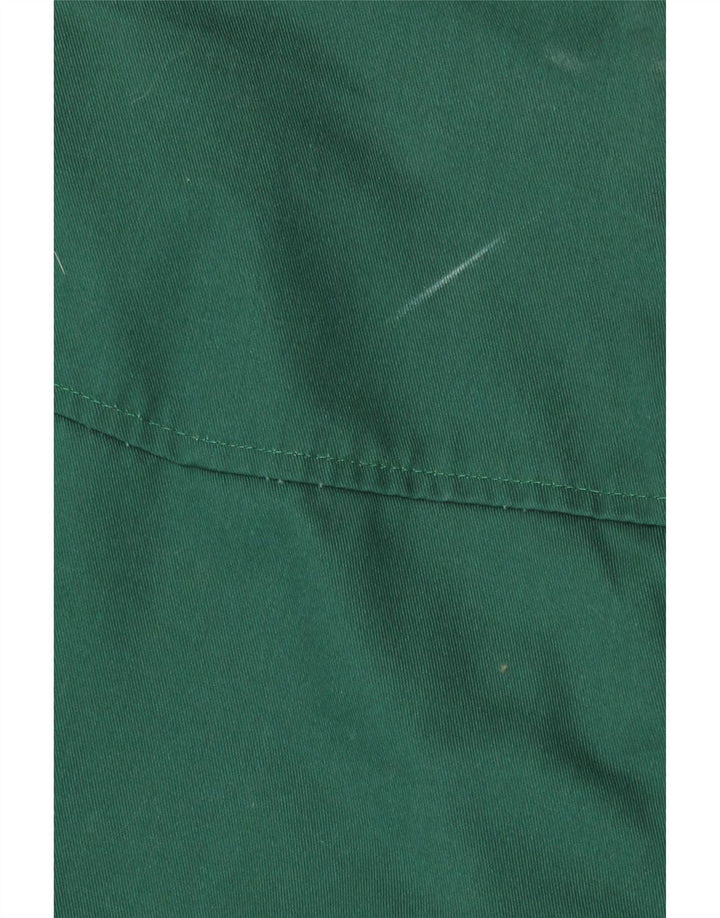 Vintage Mens Bomber Jacket UK 40 Large Green Polyester