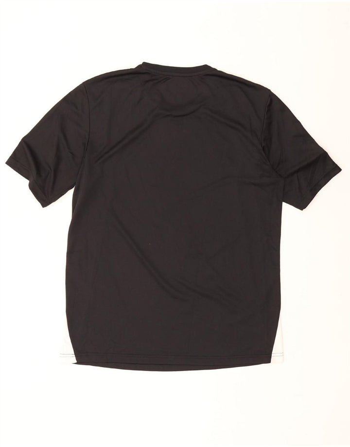 LOTTO Mens Graphic T-Shirt Top 2XL Black Colourblock Polyester
