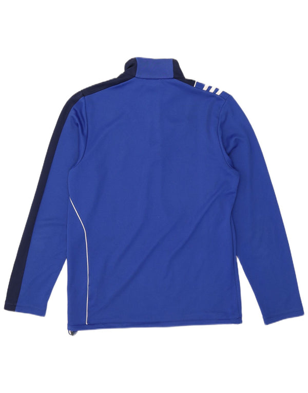 Adidas Mens Climalite Pullover Tracksuit Top UK 38/40 Medium Blue