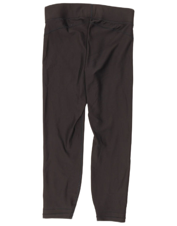 Under Armour Womens Heat Gear Capri Leggings UK 12 Medium Black