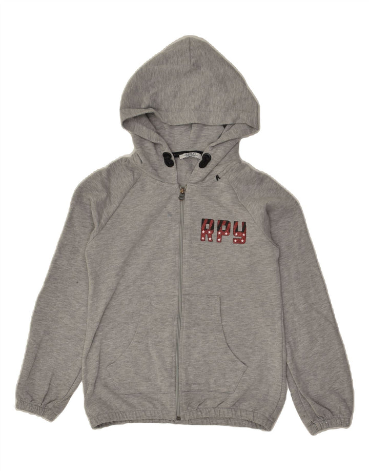REPLAY Boys Zip Hoodie Sweater 11-12 Years Grey Cotton | Vintage Replay | Thrift | Second-Hand Replay | Used Clothing | Messina Hembry 