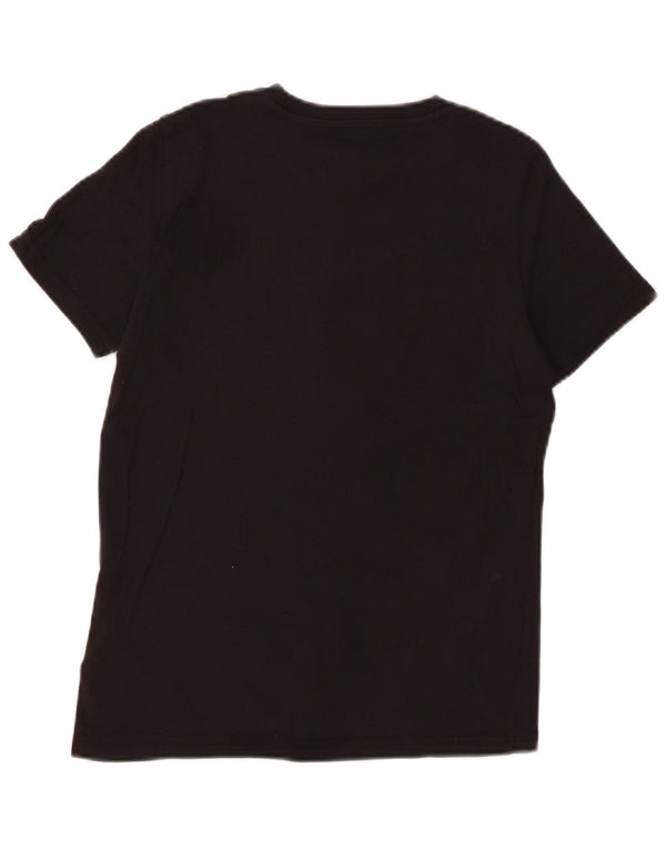 Puma Boys Graphic T-Shirt Top 11-12 Years Black Cotton