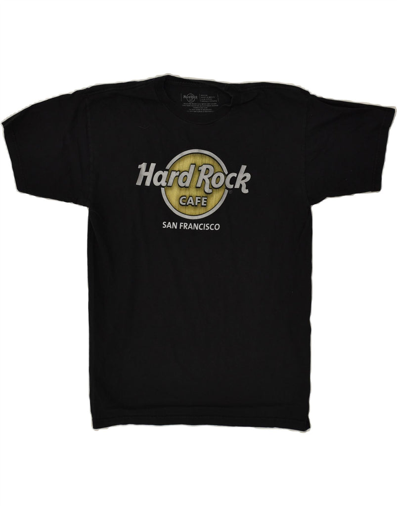 HARD ROCK Mens San Francisco Graphic T-Shirt Top Medium Black Cotton | Vintage Hard Rock | Thrift | Second-Hand Hard Rock | Used Clothing | Messina Hembry 