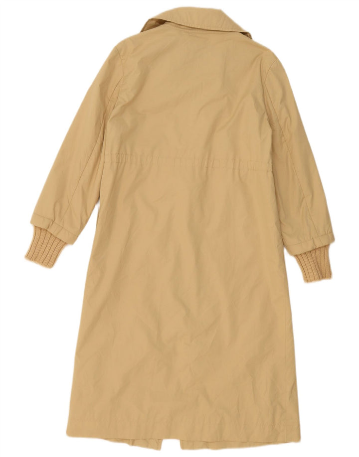 Pinko Womens Trench Coat UK 12 Medium Beige Polyester