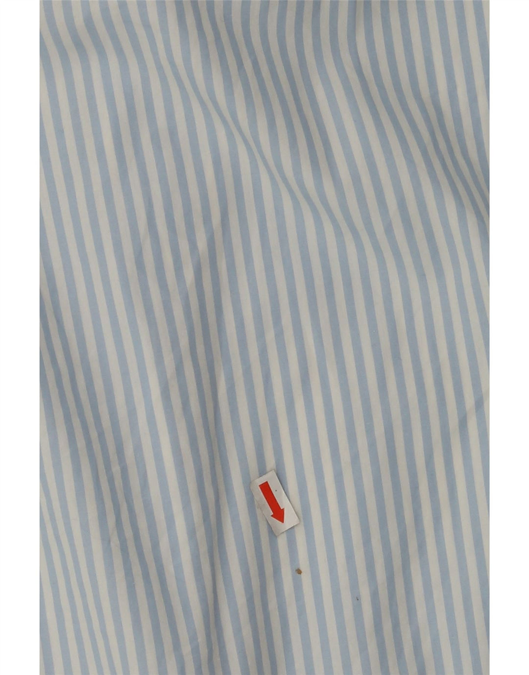 LACOSTE Mens Shirt Size 42 Large Blue Striped Cotton