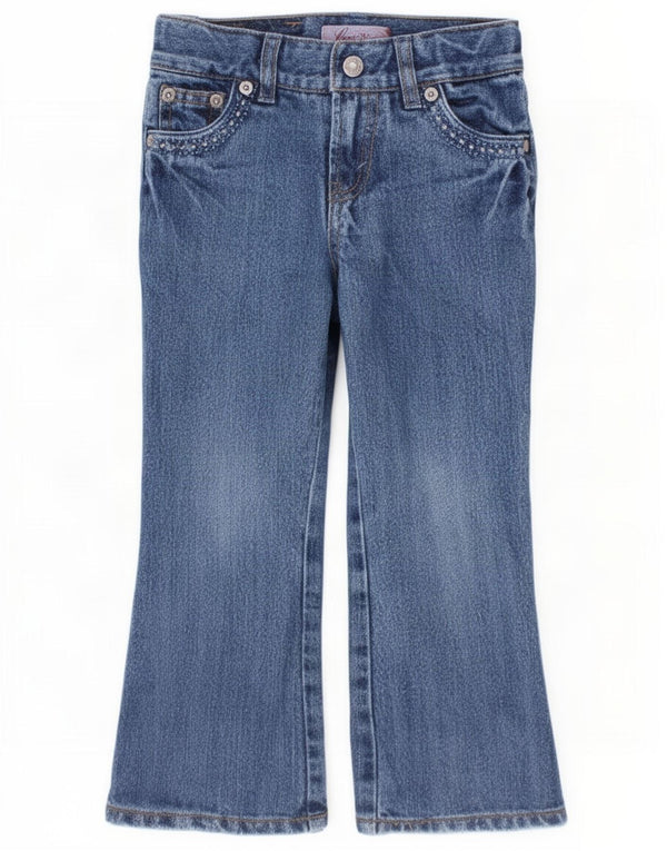 Levi's Girls Bootcut Jeans 3-4 Years W20 L15 Blue Cotton