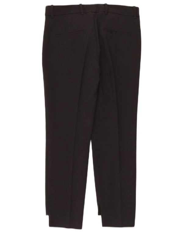 Zara Womens Slim Chino Trousers EU 36 XS W26 L26 Black