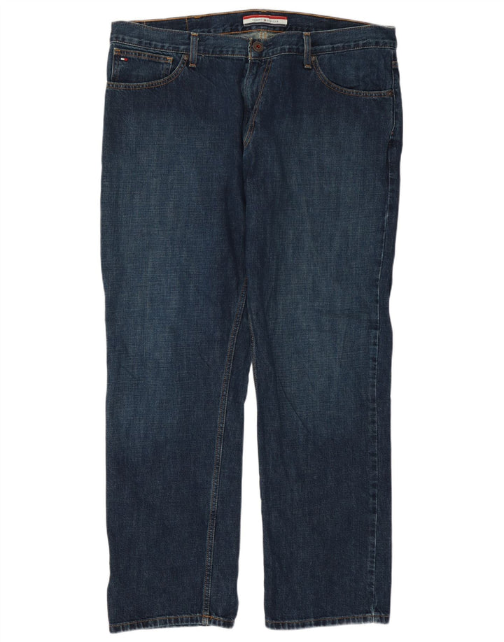 Tommy Hilfiger Mens Straight Jeans W38 L30 Navy Blue