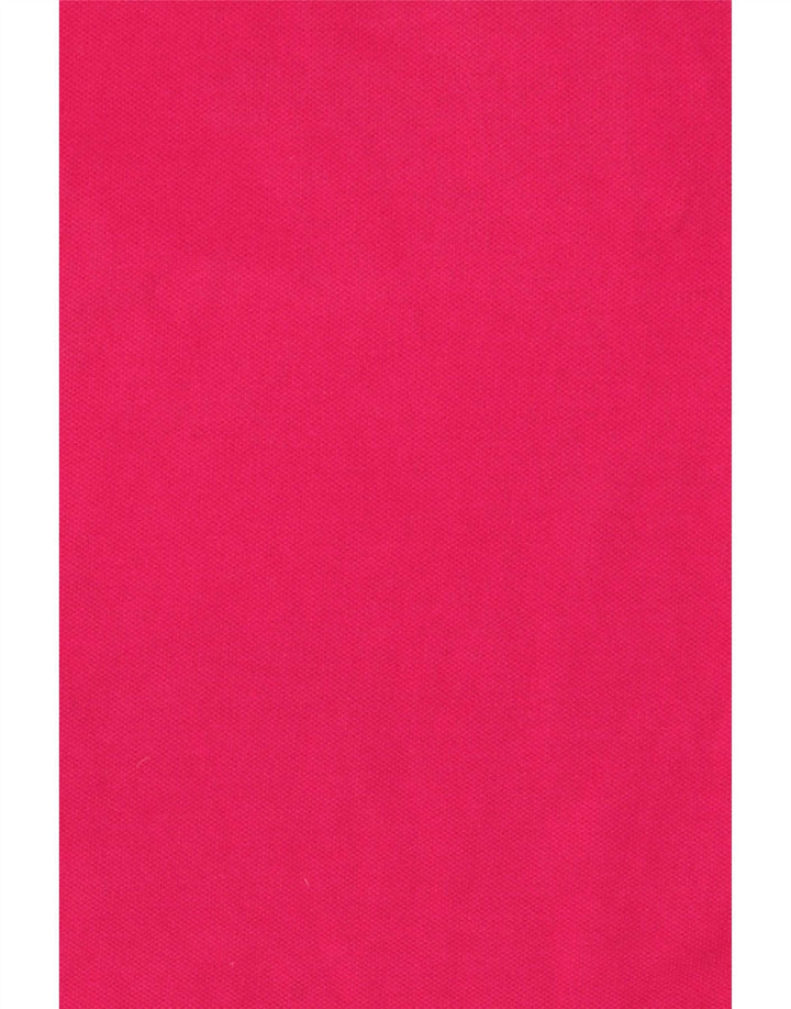 Adidas Womens Polo shirt EU 36 Small Pink Cotton
