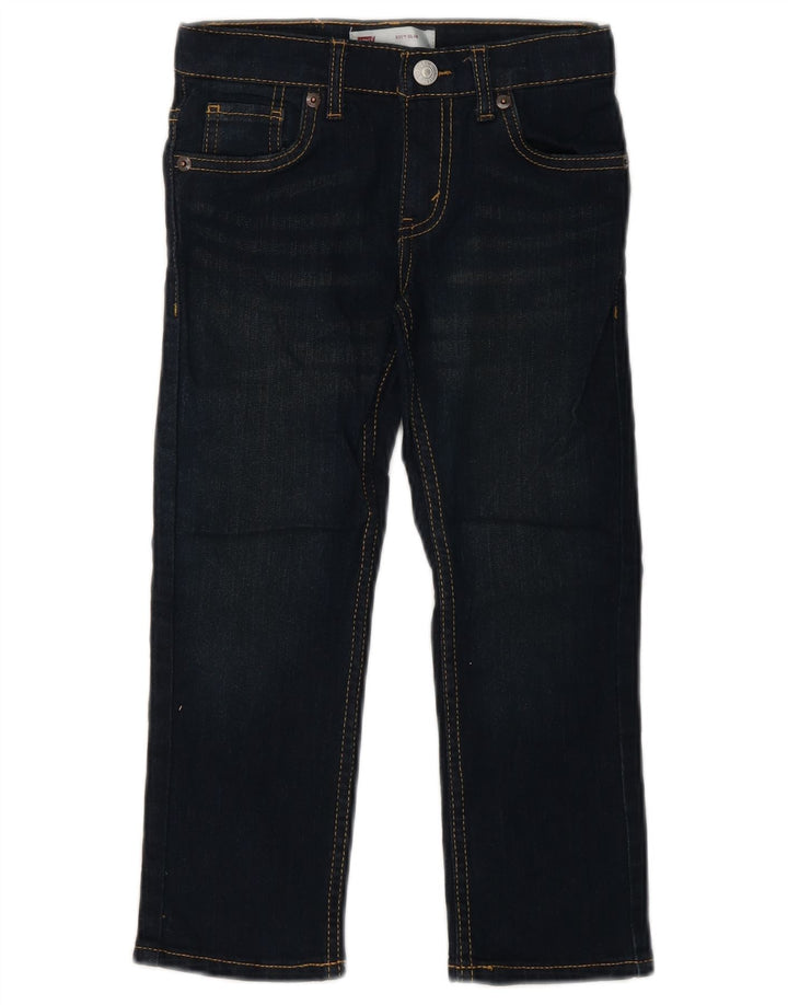Levi's Boys 511 Slim Jeans 4-5 Years W22 L19 Navy Blue Cotton