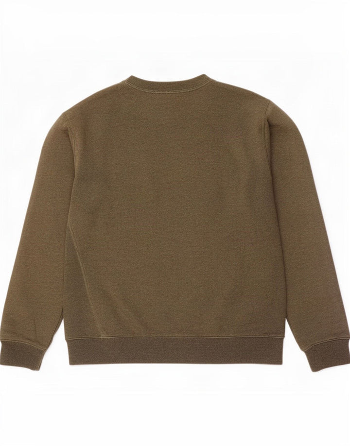Marks & Spencer Mens Sweatshirt Jumper Large Khaki Cotton