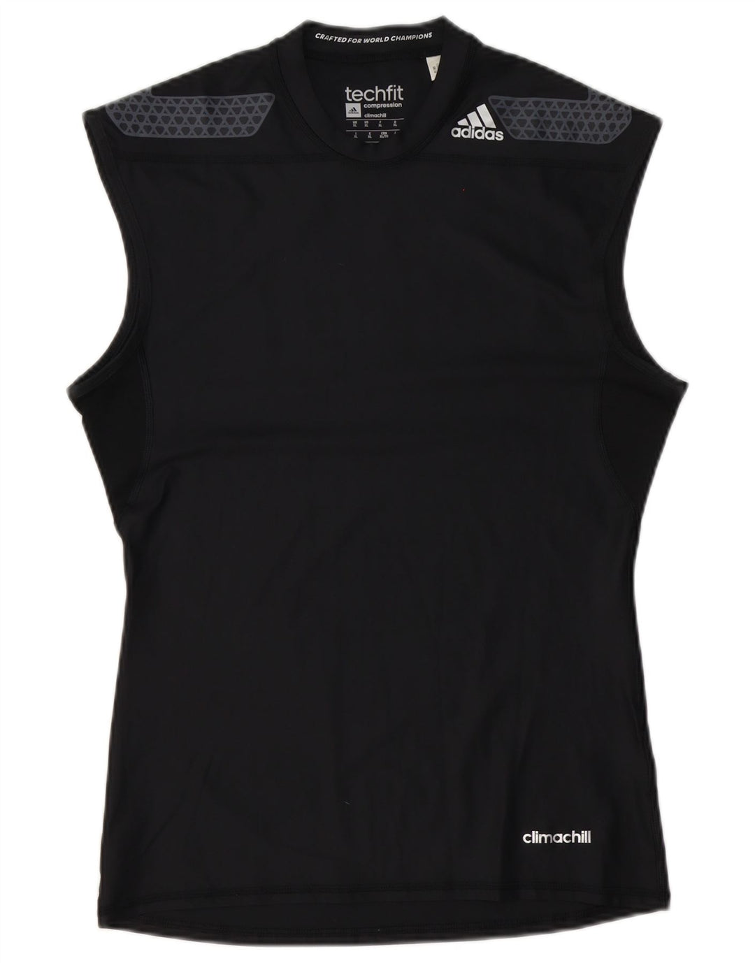 Adidas Mens Climachill Vest Top XL Black Polyester