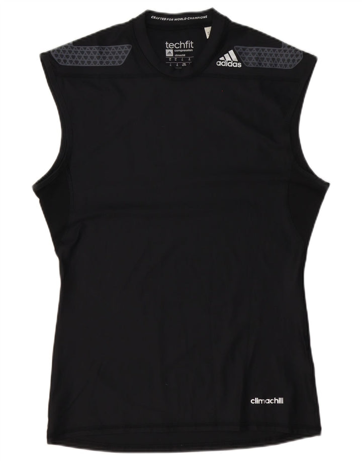 Adidas Mens Climachill Vest Top XL Black Polyester