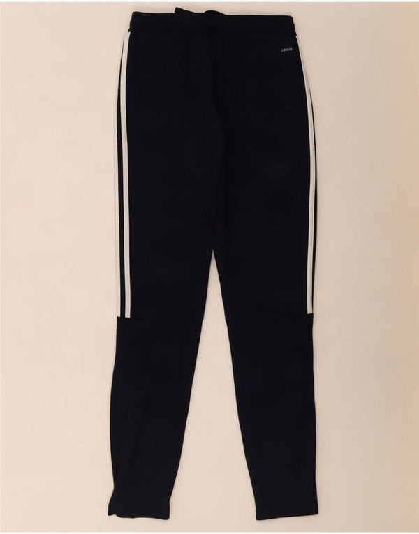 Adidas Mens Climalite Tracksuit Trousers Small Navy Blue Polyester