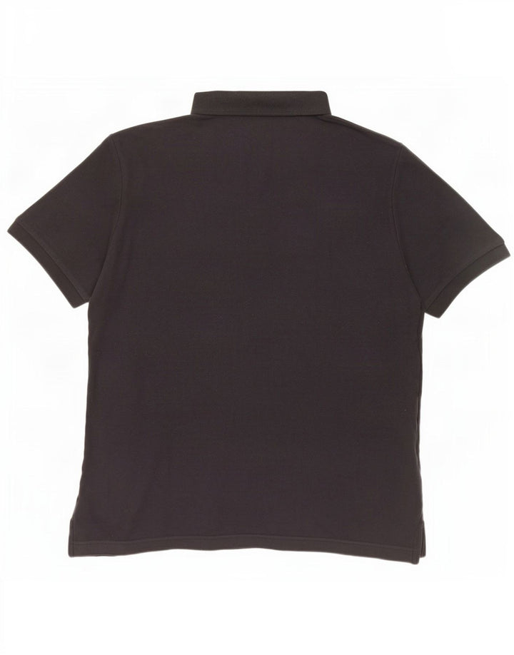 Nike Mens Polo Shirt Large Black Cotton
