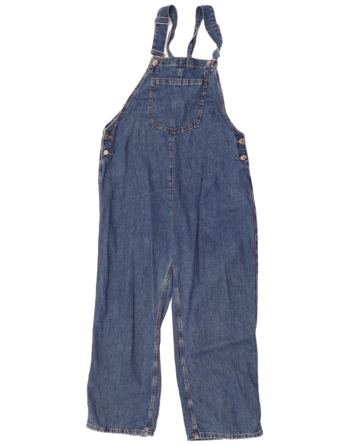 Zara Womens Dungarees Jeans Large W30 L25 Blue Cotton