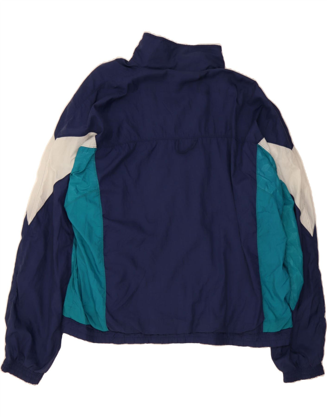 PUMA Mens Tracksuit Top Jacket XL Navy Blue Colourblock Nylon Vintage Puma and Second-Hand Puma from Messina Hembry 
