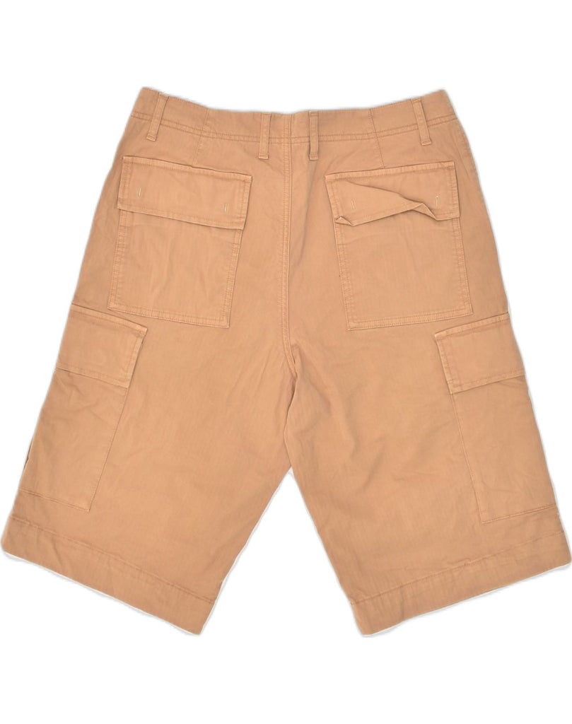 J. CREW Mens Cargo Shorts IT 46 Small W29  Beige Cotton | Vintage J. Crew | Thrift | Second-Hand J. Crew | Used Clothing | Messina Hembry 