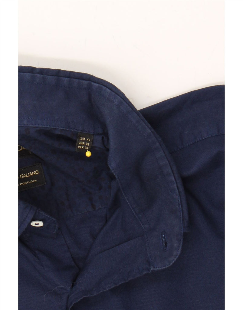 MASSIMO DUTTI Mens Shirt XL Navy Blue Vintage Massimo Dutti and Second-Hand Massimo Dutti from Messina Hembry 