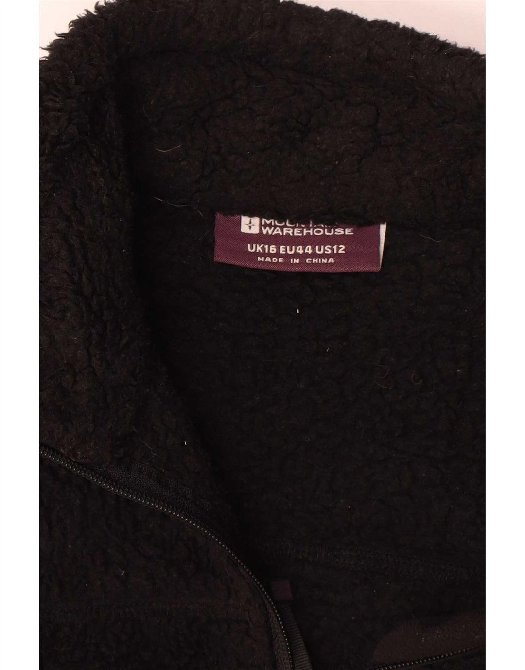 Mountain Warehouse Womens Fleece Gilet UK 16 Large Black Polyester