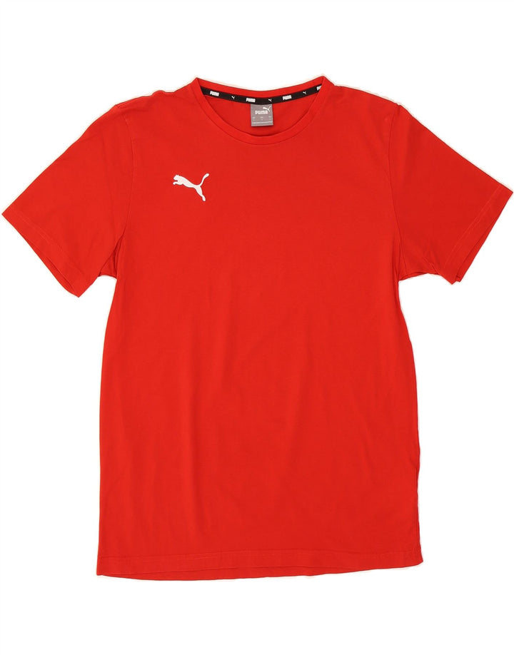 PUMA Mens T-Shirt Top Medium Red Cotton Vintage Puma and Second-Hand Puma from Messina Hembry 