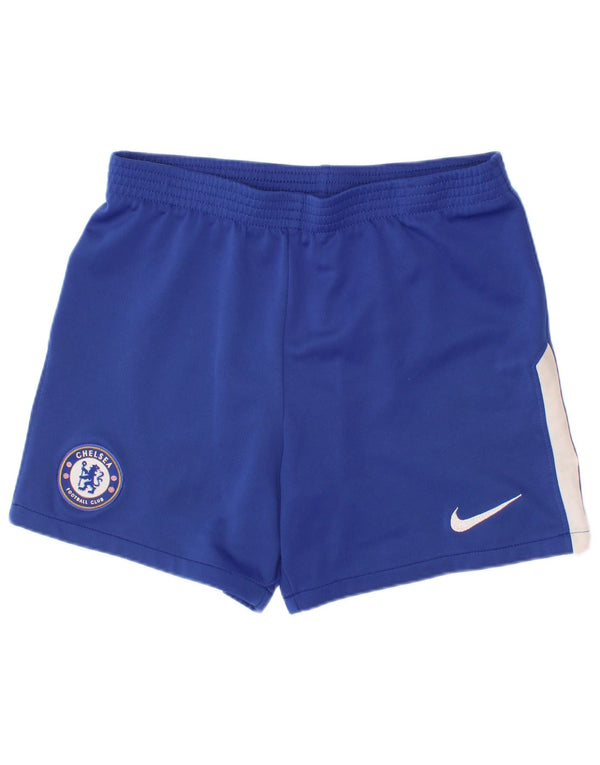 Nike Boys Chelsea FC Sport Shorts 6-7 Years Large Blue Colourblock