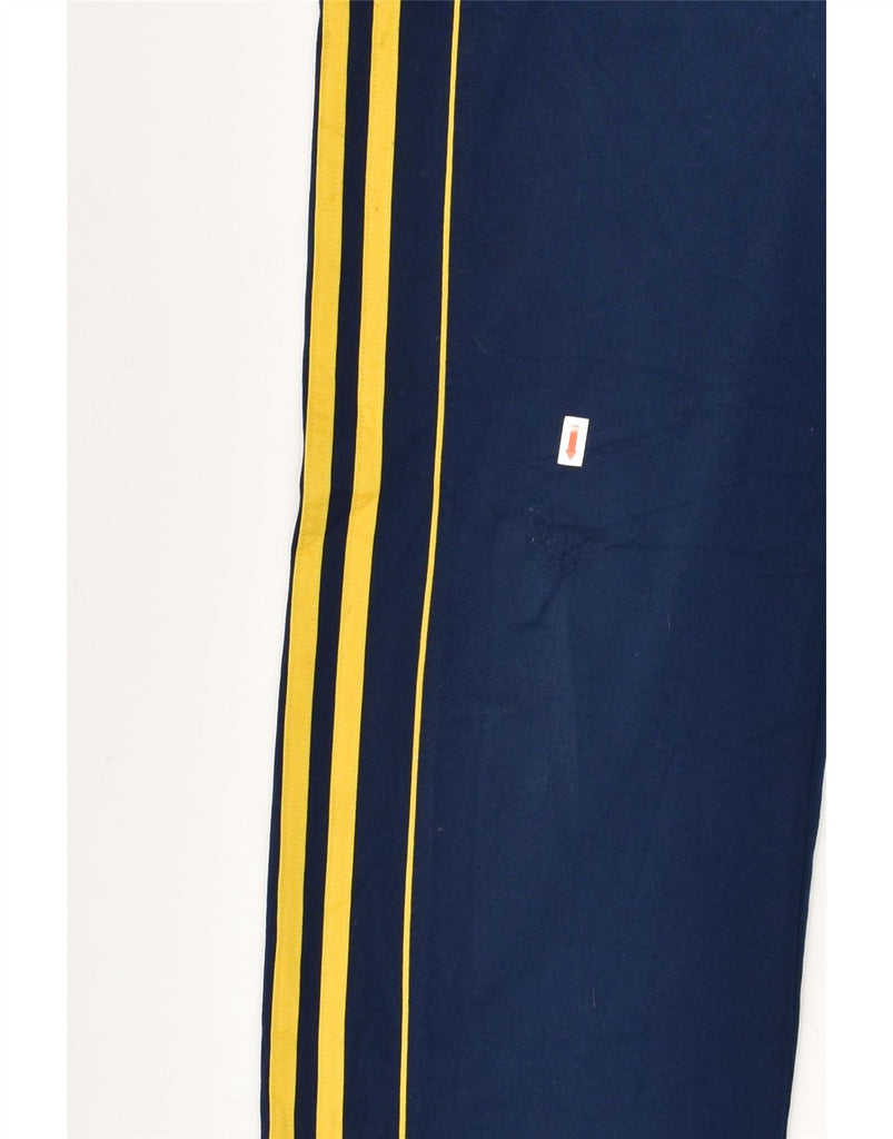 ADIDAS Boys Tracksuit Trousers 10-11 Years Medium  Navy Blue Polyester | Vintage Adidas | Thrift | Second-Hand Adidas | Used Clothing | Messina Hembry 