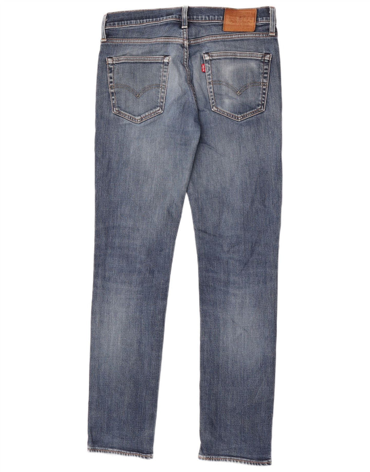 Levi's Womens 511 Slim Jeans W32 L34 Blue Cotton
