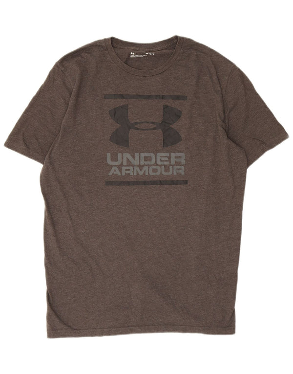Under Armour Mens Graphic T-Shirt Top Medium Grey