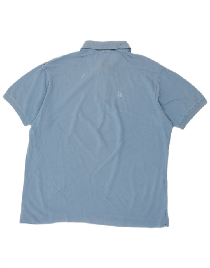 LACOSTE Mens Polo Shirt Size 6 XL Blue Cotton